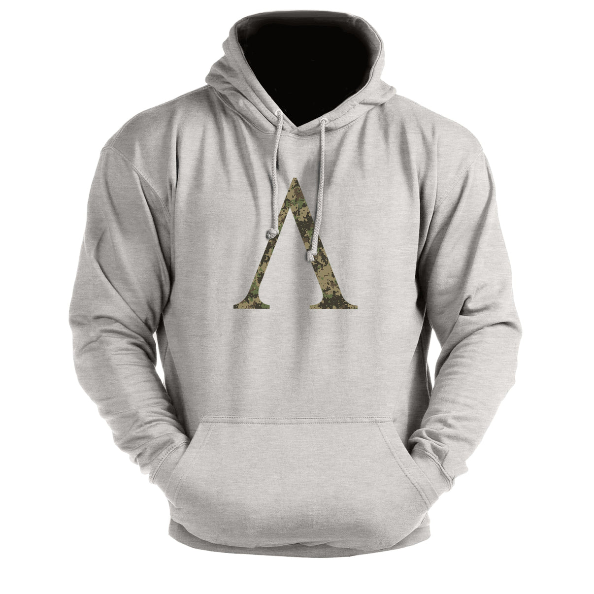 Spartan Symbol Woodland Camo - Gym Hoodie - Gymfit