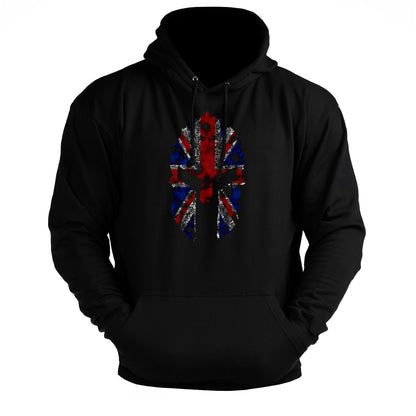 Spartan Union Jack - Gym Hoodie - Gymfit