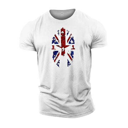 Spartan Union Jack - Gym T-Shirt - Gymfit