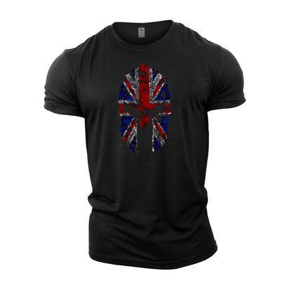 Spartan Union Jack - Gym T-Shirt - Gymfit