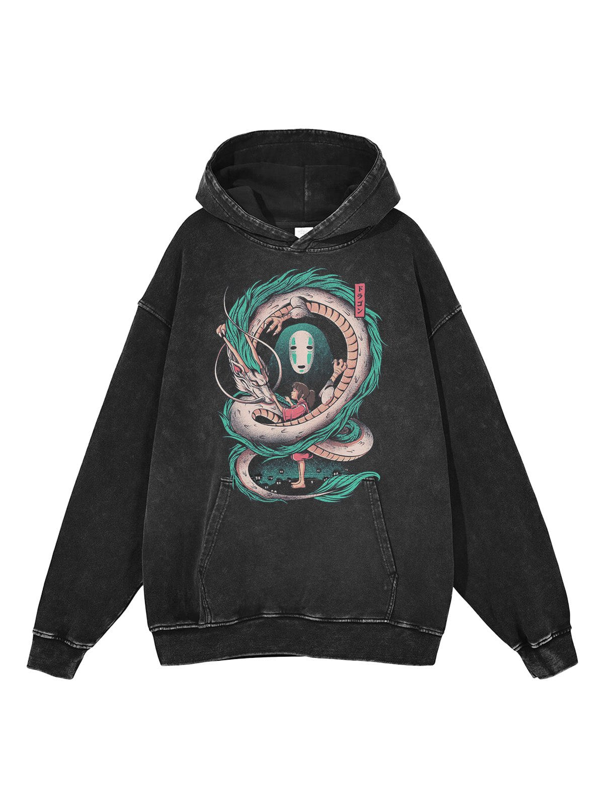 SPIRITED AWAY VINTAGE HOODIE - Gymfit