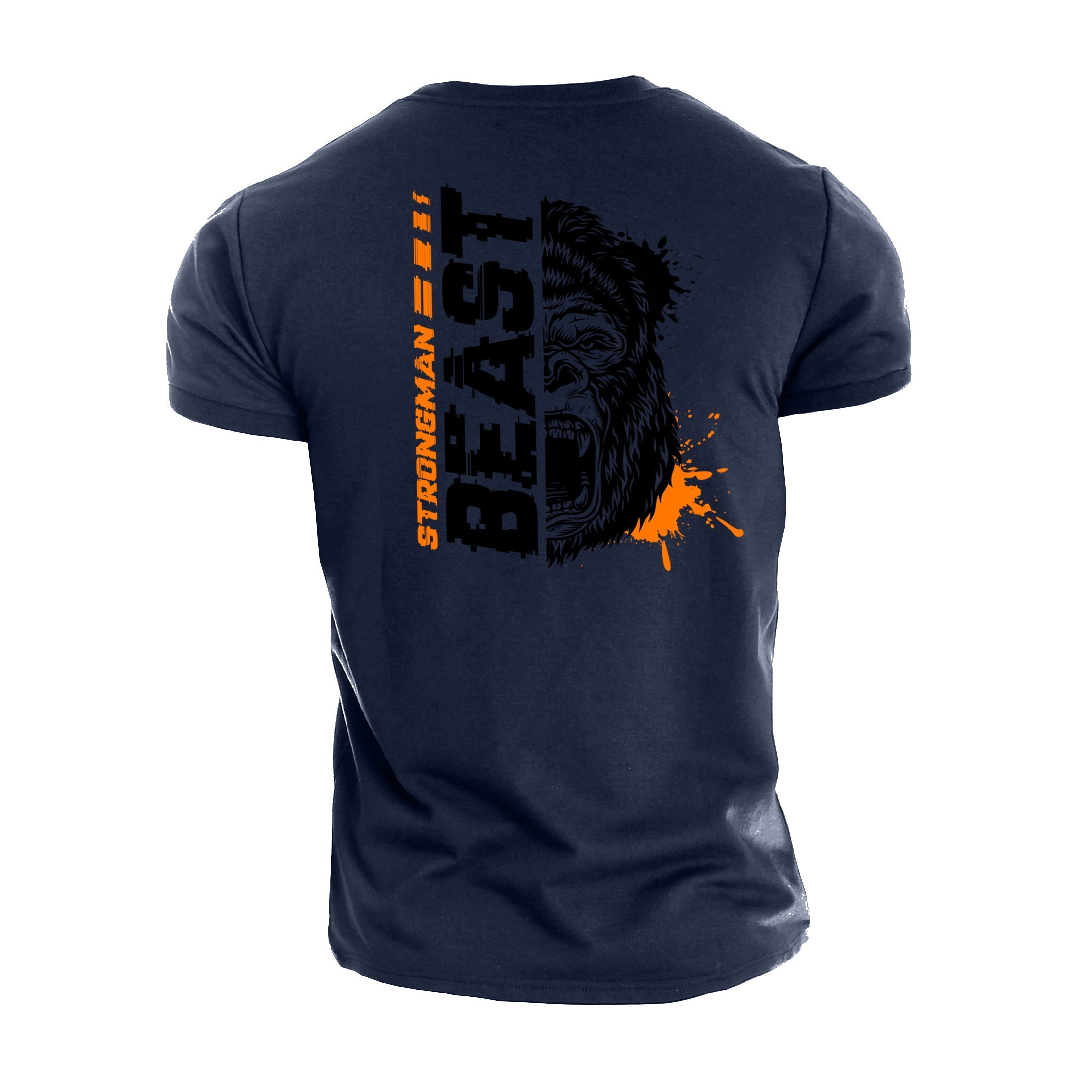 Strongman Beast Orange - Gym T-Shirt - Gymfit