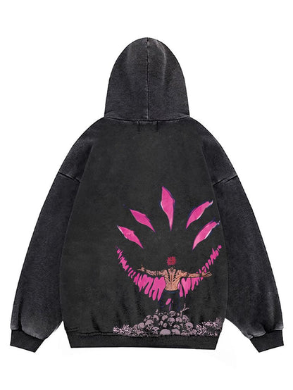 Sukuna Shrine Vintage Hoodie - Gymfit