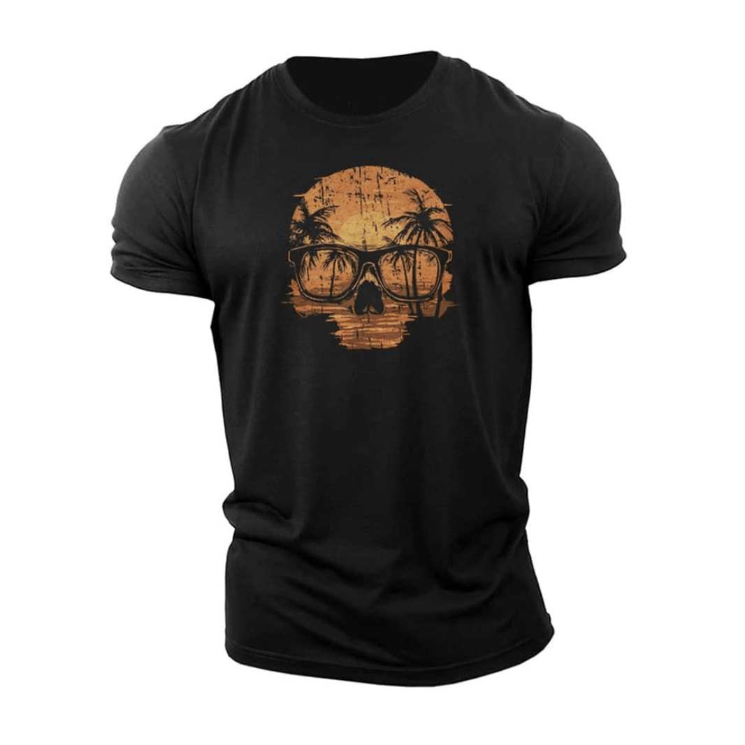 Sunset Skull T-Shirt - Gymfit