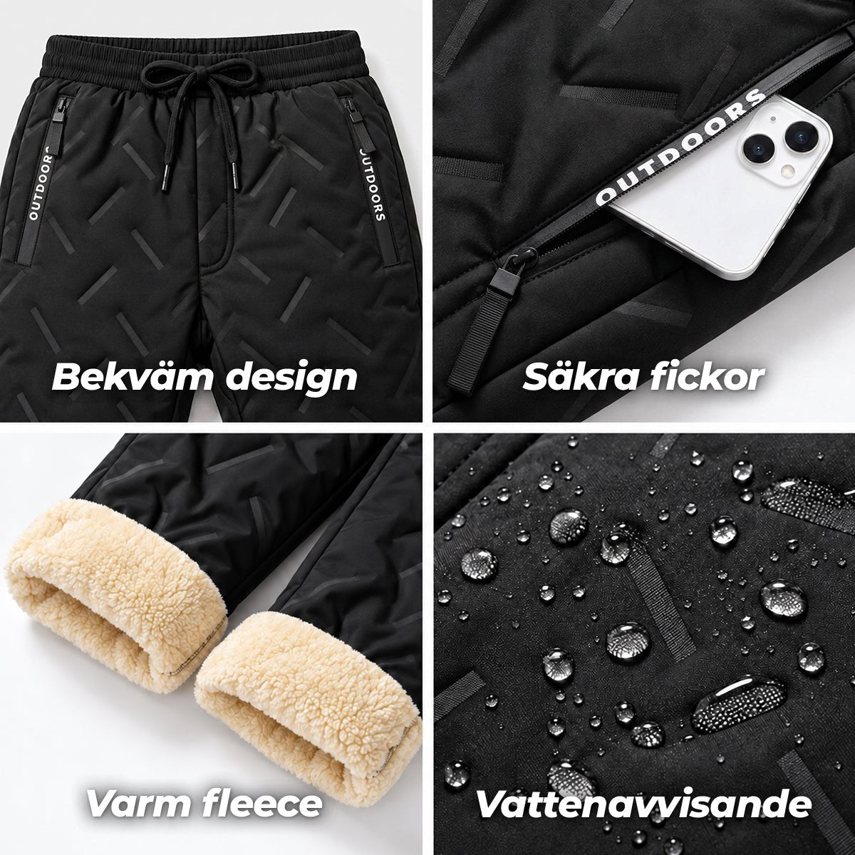 Thermal Fleece Byxor Unisex - Gymfit