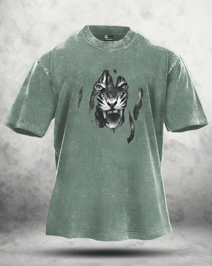 TIGER WASHED T - SHIRT - Gymfit