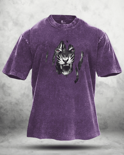 TIGER WASHED T - SHIRT - Gymfit