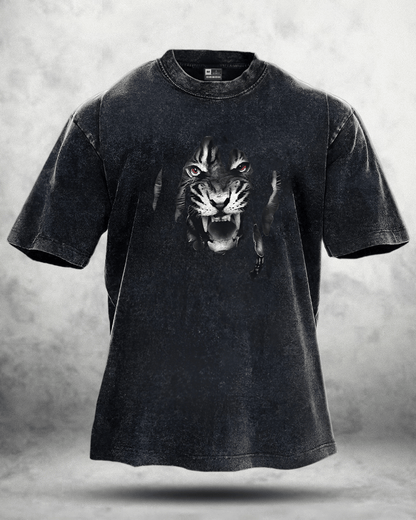 TIGER WASHED T - SHIRT - Gymfit