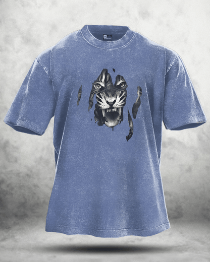 TIGER WASHED T - SHIRT - Gymfit