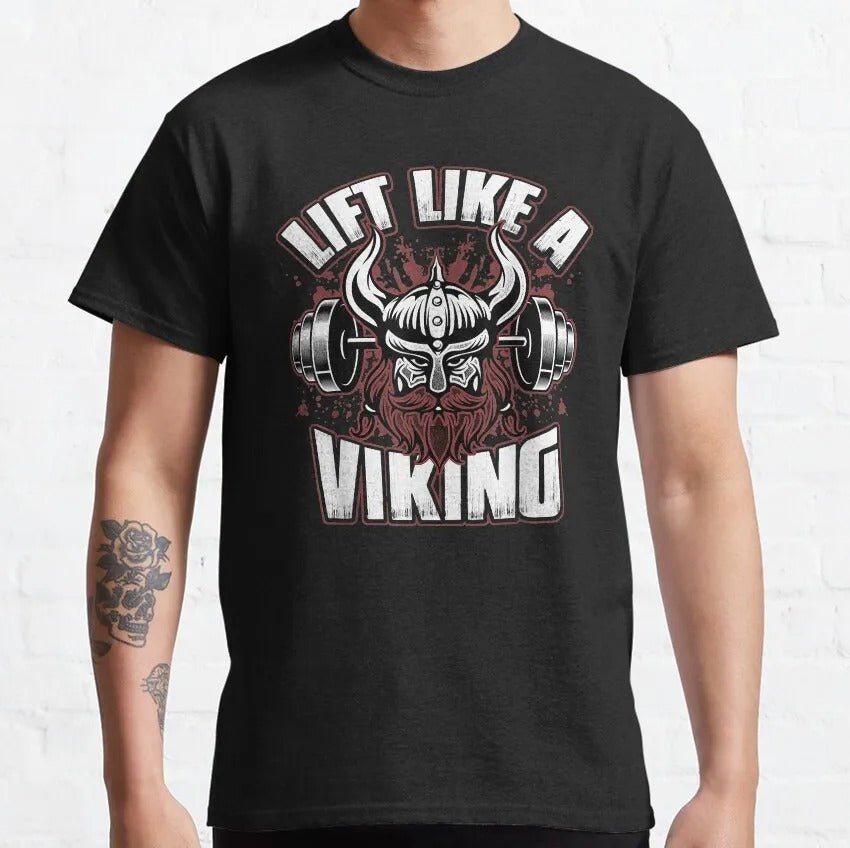 Train hard viking T-shirt - Gymfit