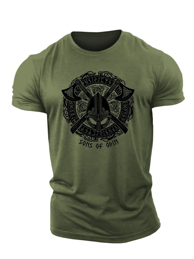 Viking Odin Axes T-shirt - Gymfit