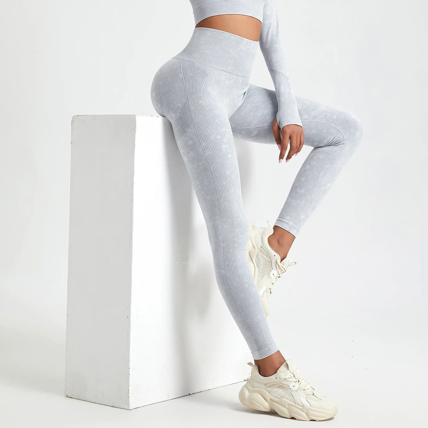 Washed seamless push - up leggings - Gymfit