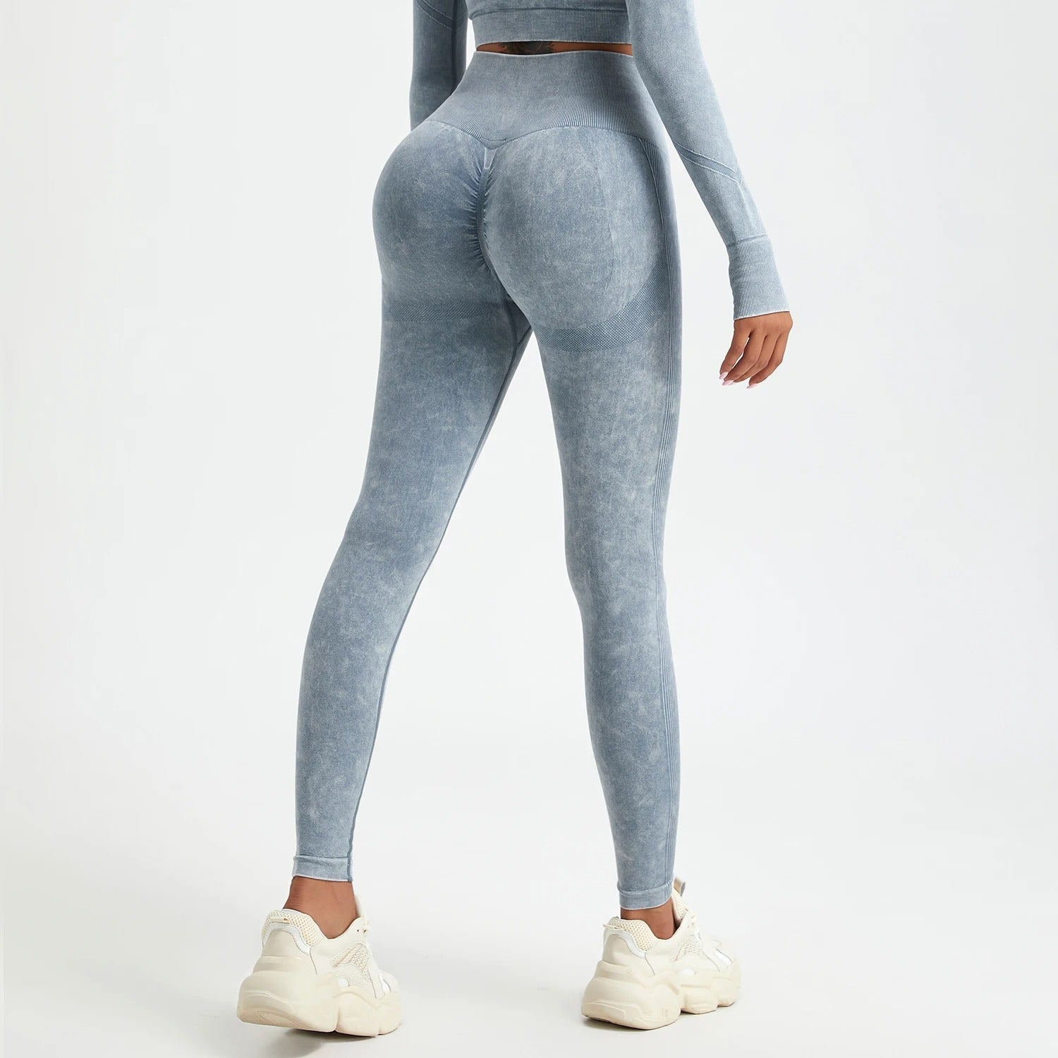 Washed seamless push - up leggings - Gymfit