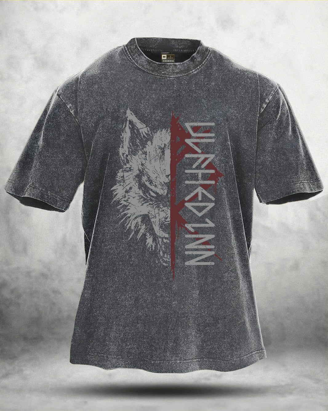 WOLF RITUAL WASHED T - SHIRT - Gymfit