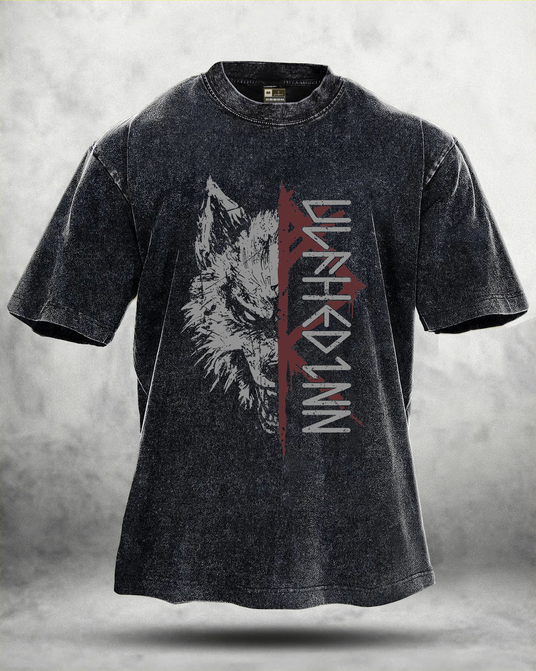 WOLF RITUAL WASHED T - SHIRT - Gymfit