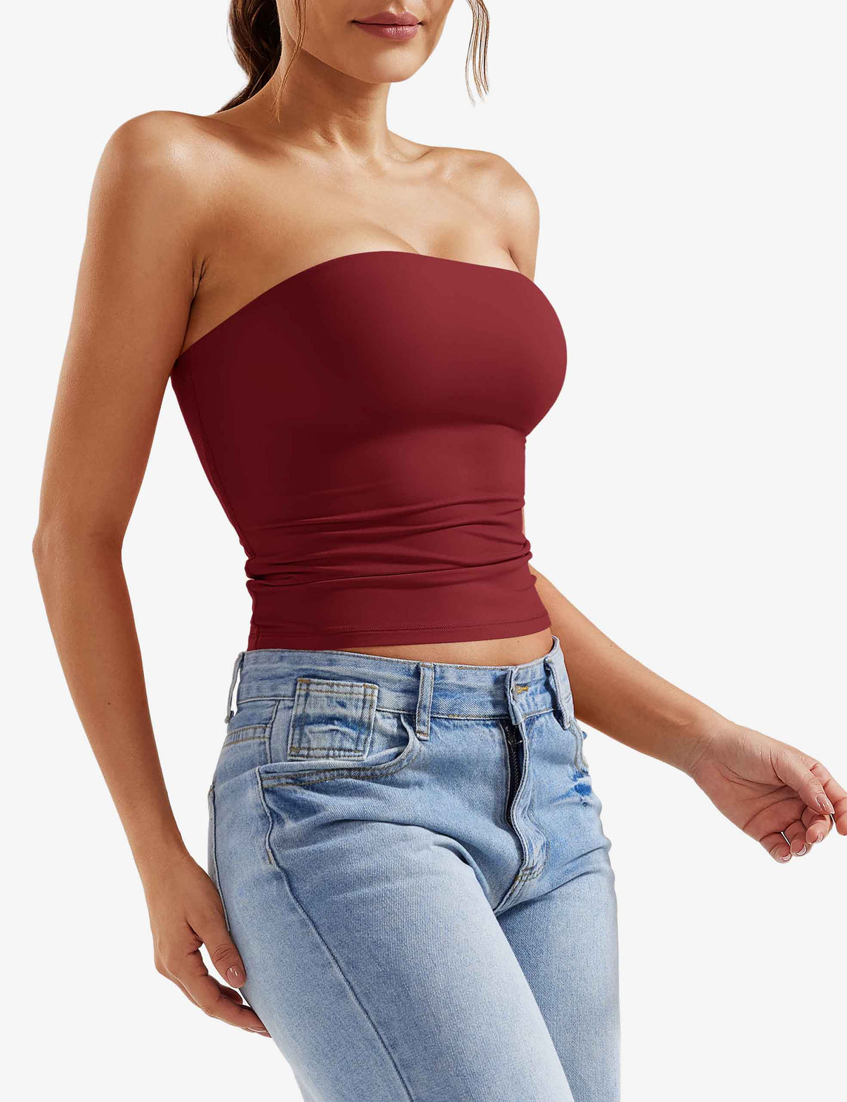 Gymfit Sophie Double Lined Tube Top - Gymfit