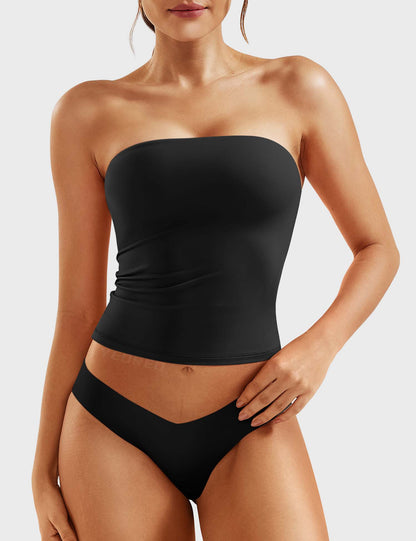 Gymfit Sophie Double Lined Tube Top - Gymfit