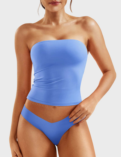 Gymfit Sophie Double Lined Tube Top - Gymfit