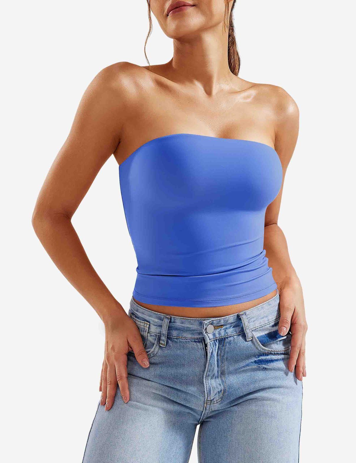 Gymfit Sophie Double Lined Tube Top - Gymfit